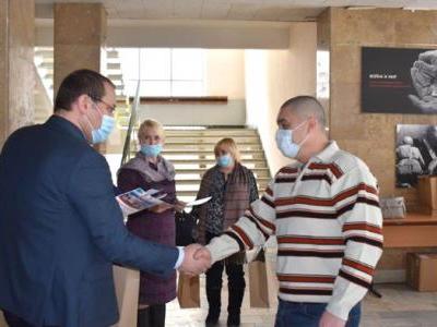 19 февраля 2021 года в Доме молодежи поздравили ветеранов боевых действий