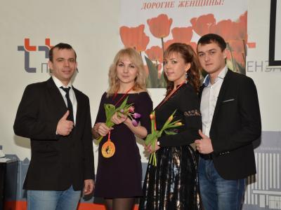 7 марта 2018 года мужчины филиала "Мордовский" ПАО "Т Плюс" поздравили женщин с Международным женским днем.