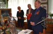 Выступает Председатель Совета ветеранов Железнодорожного района Чугай П.П.