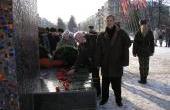 Горячев Н.Н. на возложении цветов