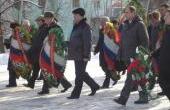Администрация города и руководство Дзержинского филиала на мероприятии, посвященном дню защитника Отечества