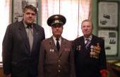 Председатель  Совета  ветеранов ПФ ОАО "ТГК-6" Куликов А.Н.,  Ветеран  ВОВ Маюлов И.М., Председатель  Совета  ветеранов  Железнодорожного района  г. Пензы Липатов С.А. (слева  направо)