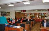 Инструктаж  по  технике  безопасности в кабинете  Охраны  труда.