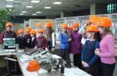 На  щите  управления  котельного  отделения.