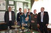 К  ветеранам  с поздравлениями  обратился Председатель Совета ветеранов Артинститута Бондарь В.Н.