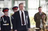 Директор филиала Шокало Г.В. приветствует  ветеранов.
